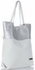 Kožené kabelka shopper bag Vittoria Gotti biela V6538